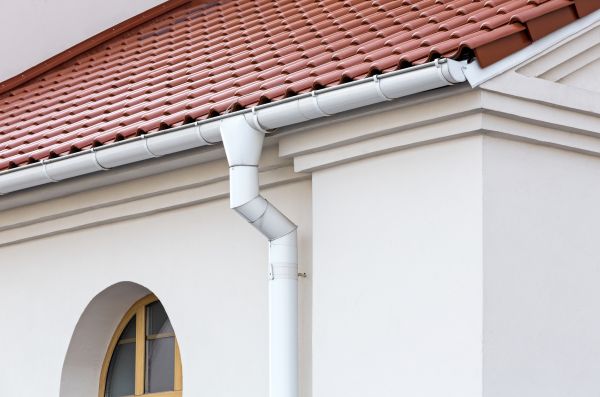 Barn Downspout Installation